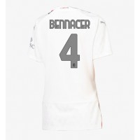 Camisa de time de futebol AC Milan Ismael Bennacer #4 Replicas 2º Equipamento Feminina 2023-24 Manga Curta